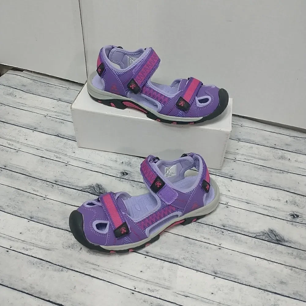 Kamik Sandals Big Girls Size 5 EU 37 Purple Hybrid Sneaker Water Outdoor Shoe.